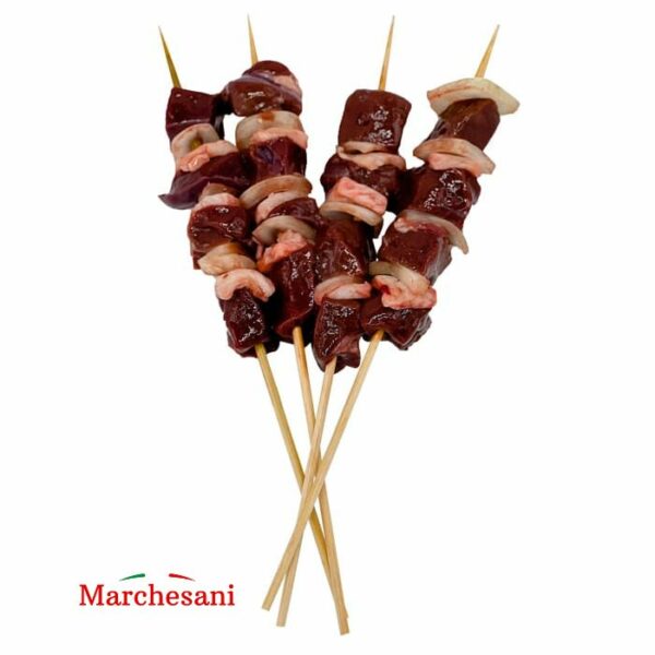 Arrosticini di fegato - Arrosticini Marchesani